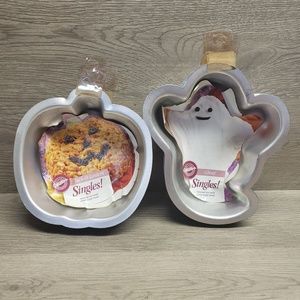 NEW 13 Wilton Singles! Ghost and Jack-O-Lantern cake treat molds Jello Halloween
